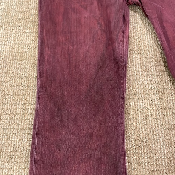 Men’s 40x32 Joe’s Jeans burgundy color - Picture 14 of 15
